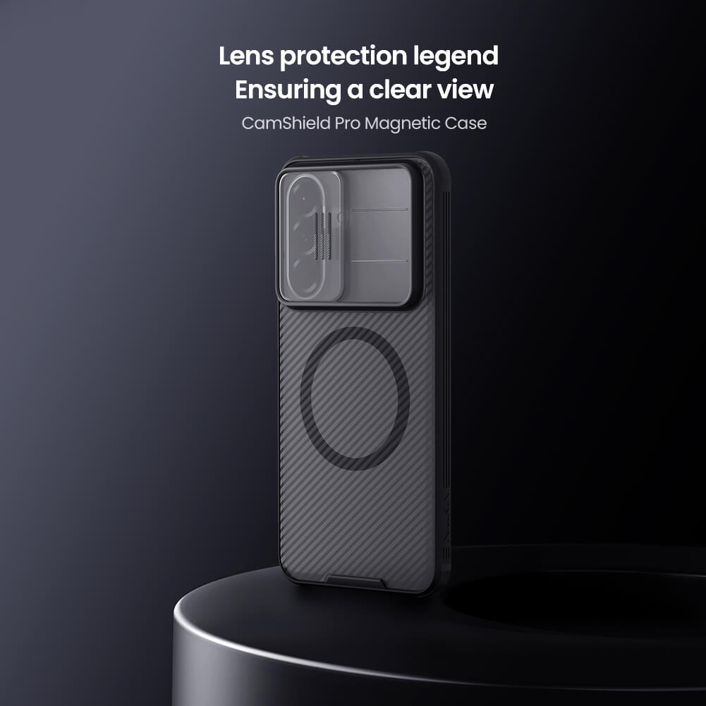 Чехол-крышка NILLKIN для Samsung Galaxy A57 (серия CamShield Pro Magnetic case Clear version)